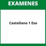 Examen Castellano 1 Eso