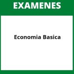 Examen De Economia Basica