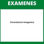 Examen De Formulacion Inorganica Pdf
