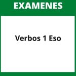 Examen De Verbos 1 Eso Pdf