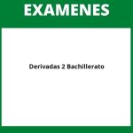 Examen Derivadas 2 Bachillerato