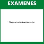 Examen Diagnostico De Administracion