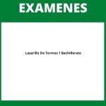 Examen Lazarillo De Tormes 1 Bachillerato
