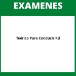 Examen Teórico Para Conducir Rd Examen Teórico Para Conducir Rd