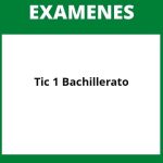 Examen Tic 1 Bachillerato Resuelto Pdf