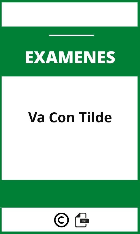 Examen Va Con Tilde