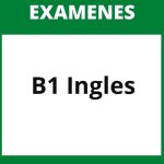 Examenes B1 Ingles Pdf