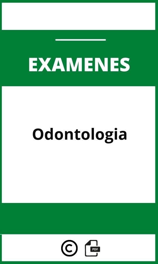 Examenes De Odontologia Resueltos